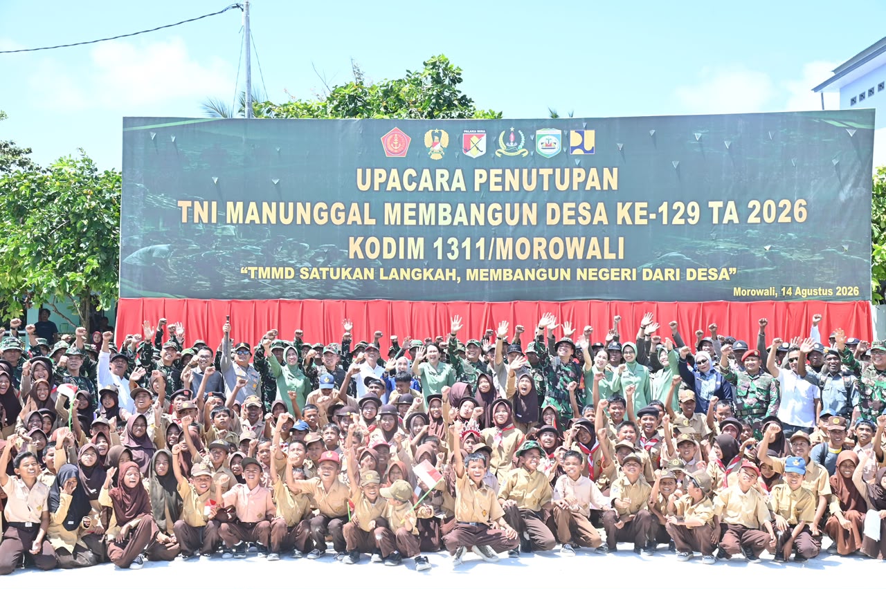 TMMD ke-123 Buka Jalan Baru bagi Kepulauan Umbele, Anwar Hafid Dorong Percepatan Pembangunan