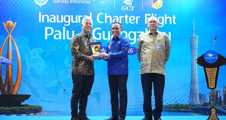 Penerbangan Perdana Palu–Guangzhou Tandai Babak Baru Sulawesi Tengah Menembus Pasar Internasional