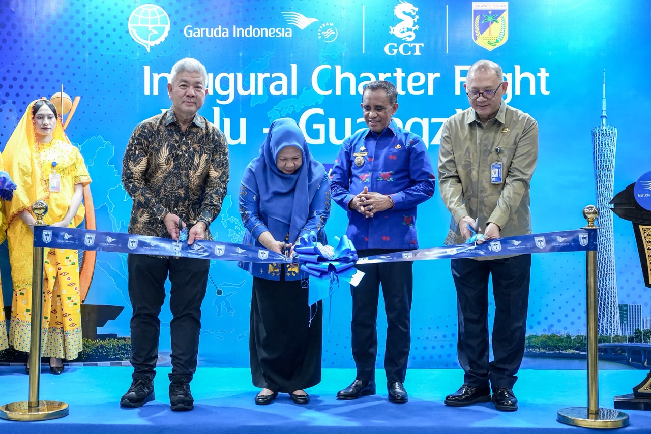 Penerbangan Perdana Palu–Guangzhou Tandai Babak Baru Sulawesi Tengah Menembus Pasar Internasional