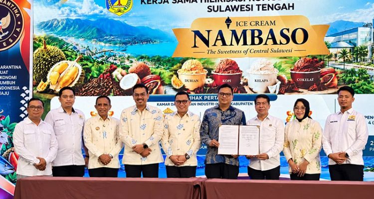Hilirisasi Komoditas Unggulan Sulteng Dimulai, Ice Cream Nambaso Disiapkan Tembus Pasar Global