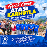 PAN Sojol Utara Turun Tangan Padamkan Kebakaran di Gunung Pesik